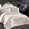 Cuvertura de pat dublu jacquard Beste Crem, Whitney Home