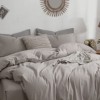 Lenjerie de pat bej din percale bumbac 100% Bej, pentru o persoană, fabricată în România