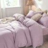 Lenjerie de pat roz din percale bumbac 100% pentru o persoană, fabricată în Pucioasa, România