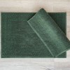 Set de 2 prosoape pentru picioare din bumbac, dimensiunea 50x70cm, densitate 600gr/mp, culoare verde.