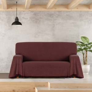 Pled universal din bumbac 230x260cm, Sugus, C8 Bordo