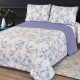 Cuvertură de pat Elegance CVI12 cu design floral neutru pentru un dormitor rafinat și confortabil